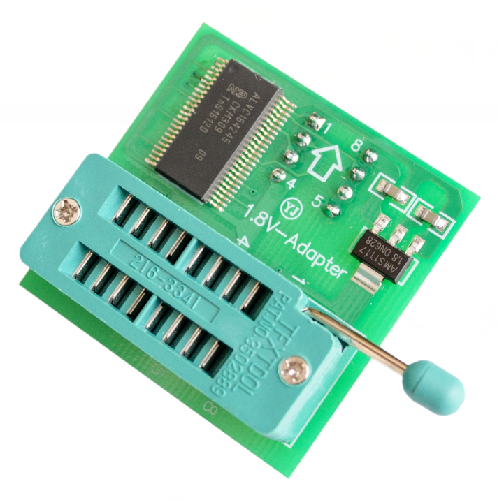 SOP8 DIP8 Conversion Flat Board MX25 W25 1.8V Adapter product image